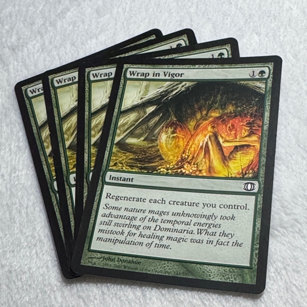 MTG Magic the Gathering Wrap in Vigor x4